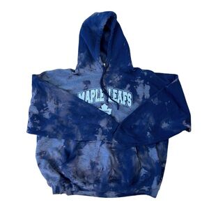 Vintage Authentic NHL Toronto Maple Leafs hoodie, acid wash, Men’s 2XL/XXL